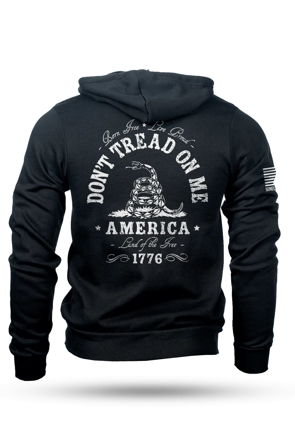 Don't Tread On Me - Men's Full-Zip Hoodie 1
