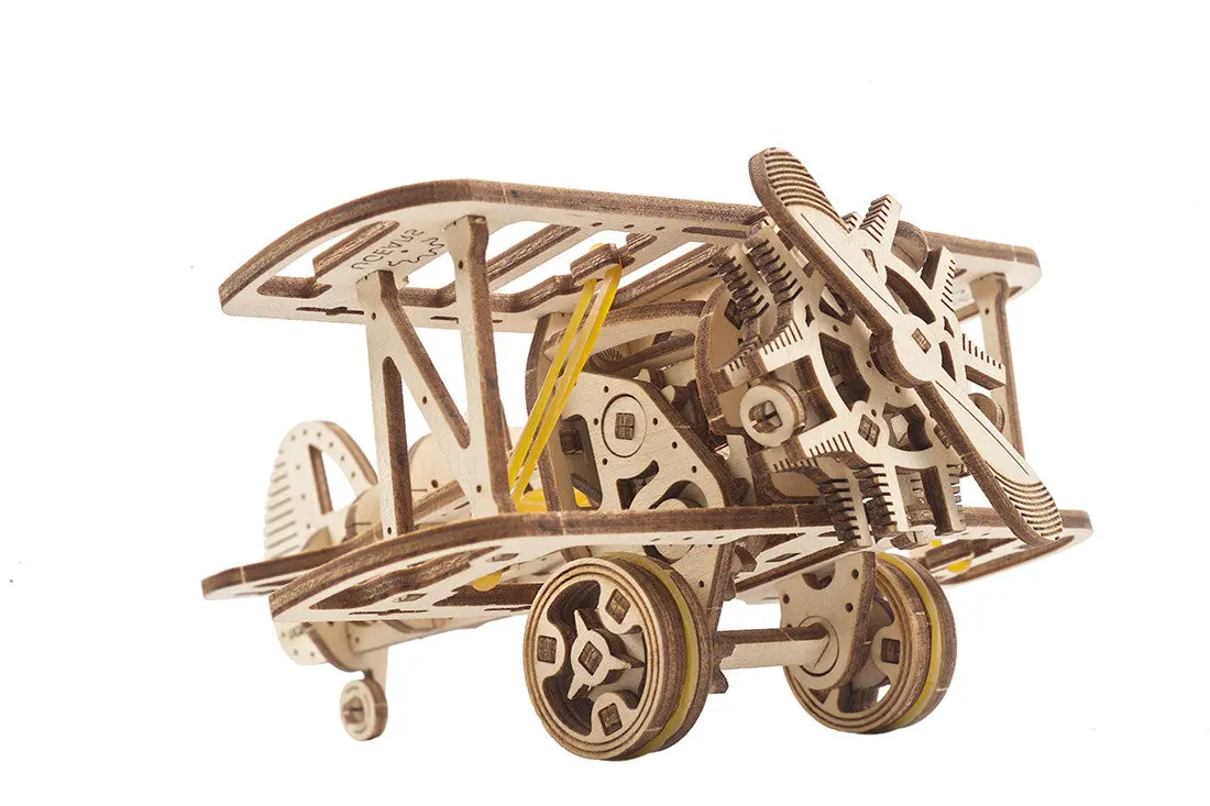 Ugears Mini-Biplane (New Packaging Design) - 84 Pieces 1