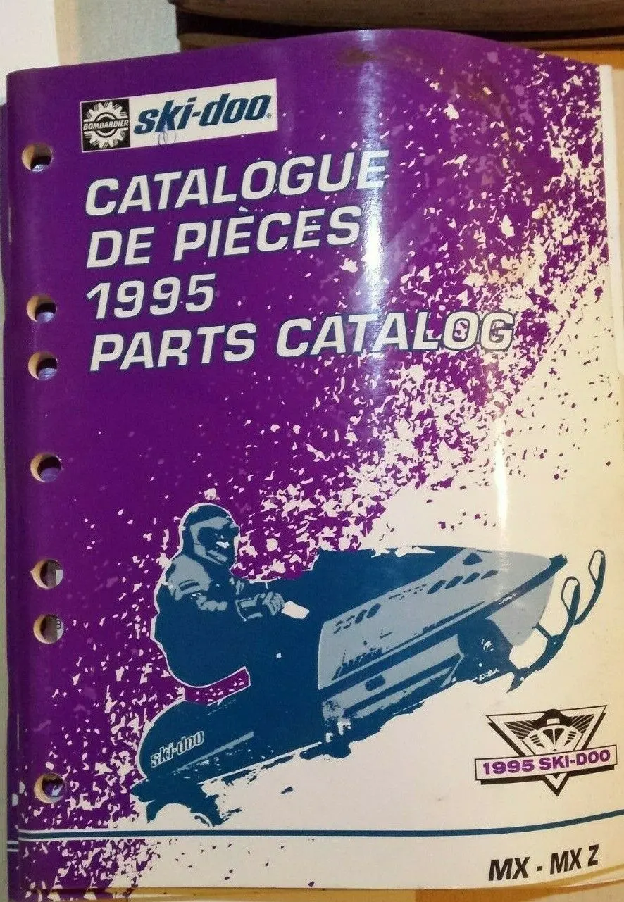 1995 Skidoo Mx Mxz Parts Catalog 1