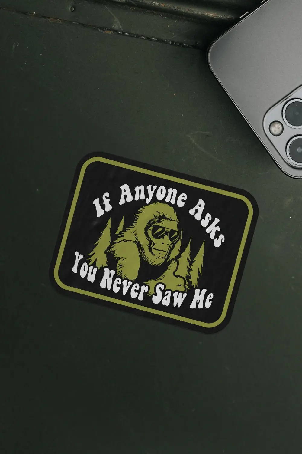 Never Saw Me - Sticker 1