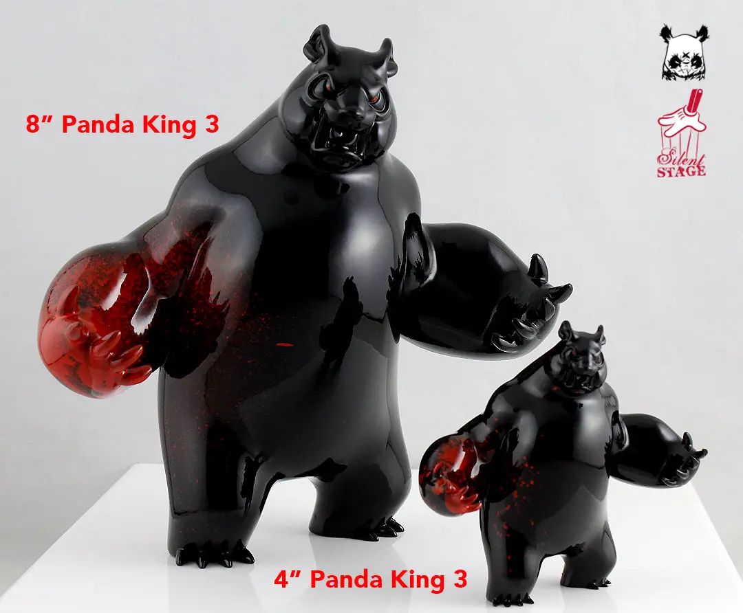 Aaron “Angry Woebots” Martin - 8" Panda King 3 Nightmare Colorway 1