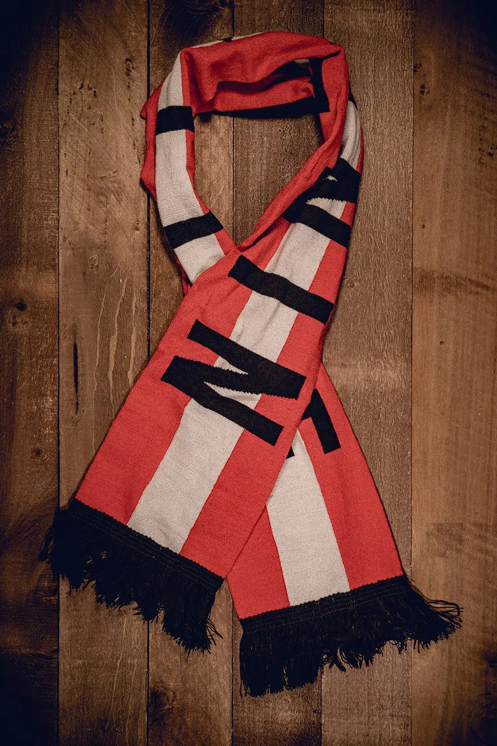 Nine Line Knit Scarf 1