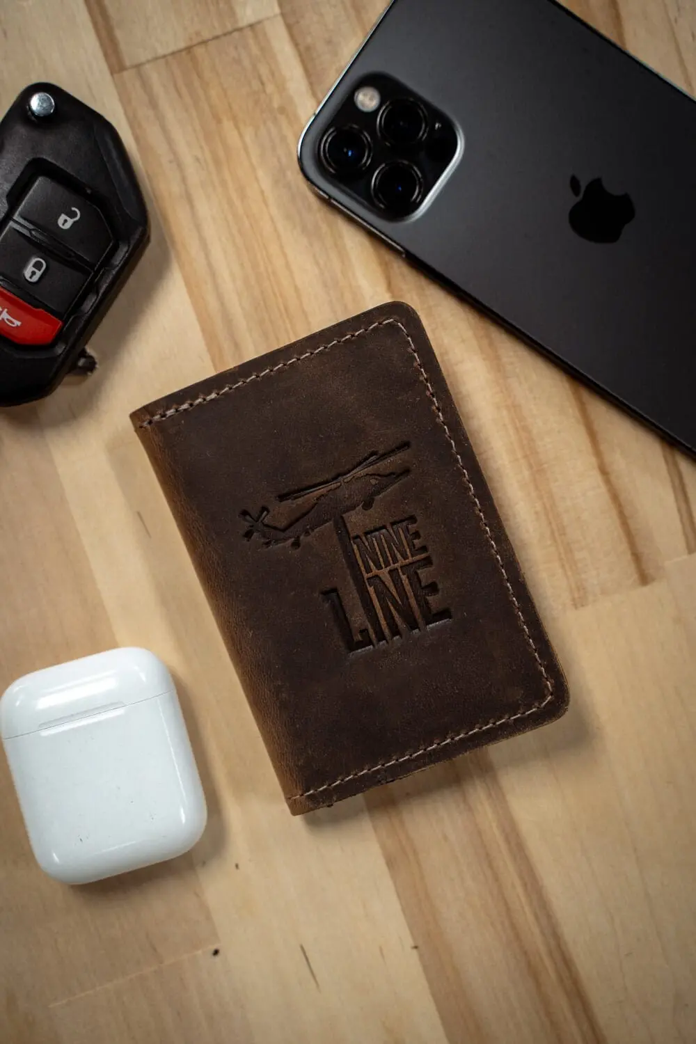 Nine Line Leather Wallet 1