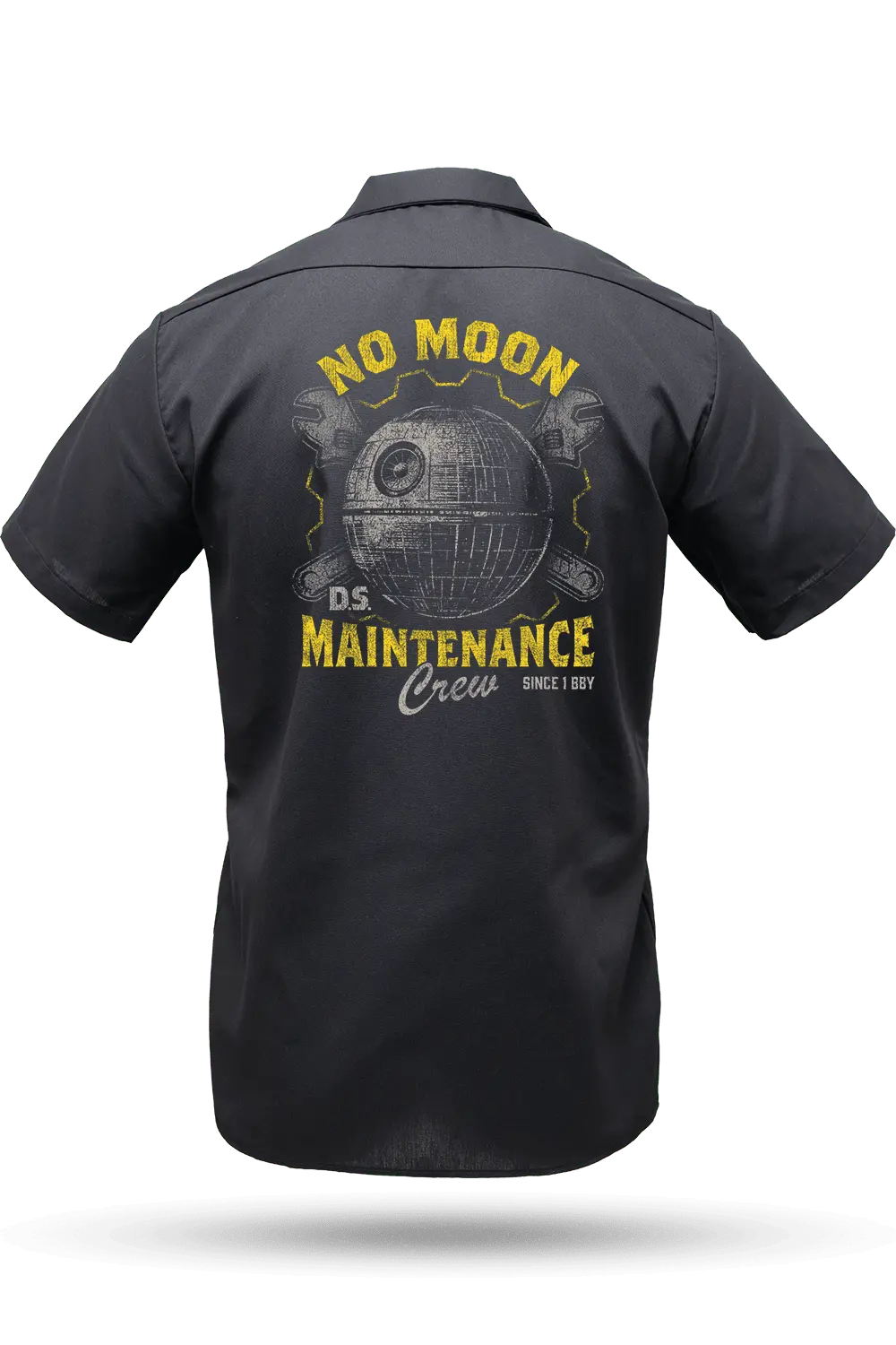 No Moon Crew Short Sleeve Dickies Work Shirt 1