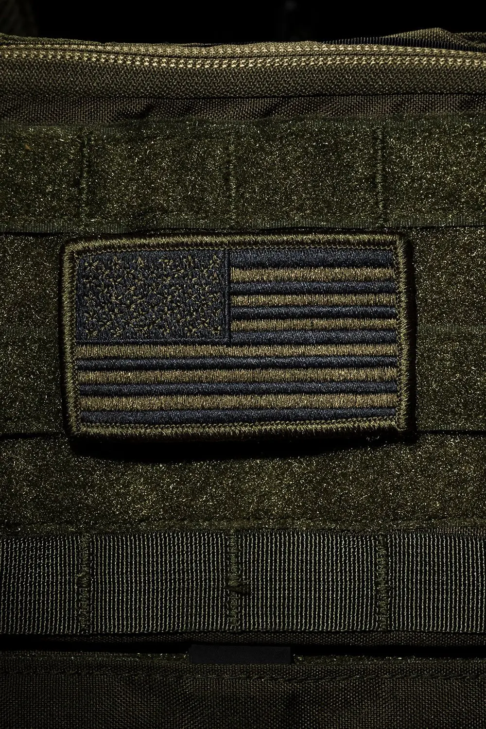 Olive Drab American Flag Patch 1