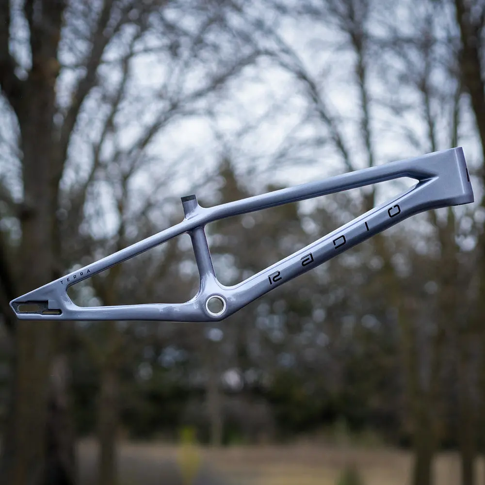 Radio Terra Carbon Bmx Race Frame Orbit Silver *Limited Edition* 1