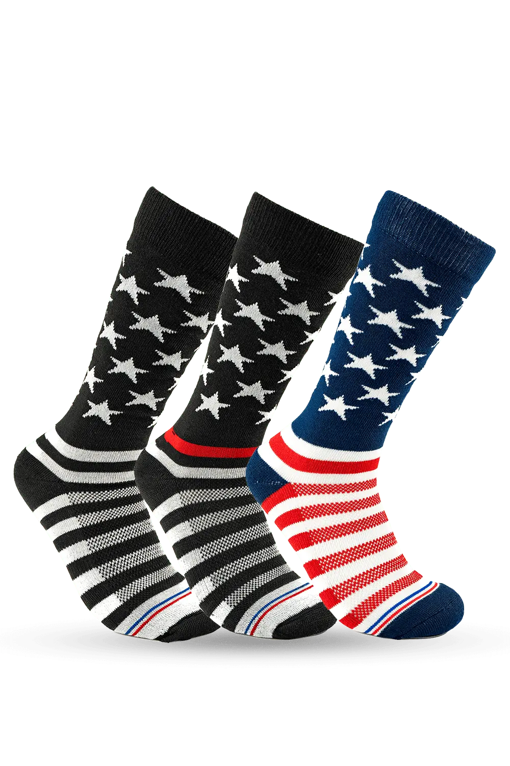 Patriotic Trl 3-Pack Bundle Crew Socks 1