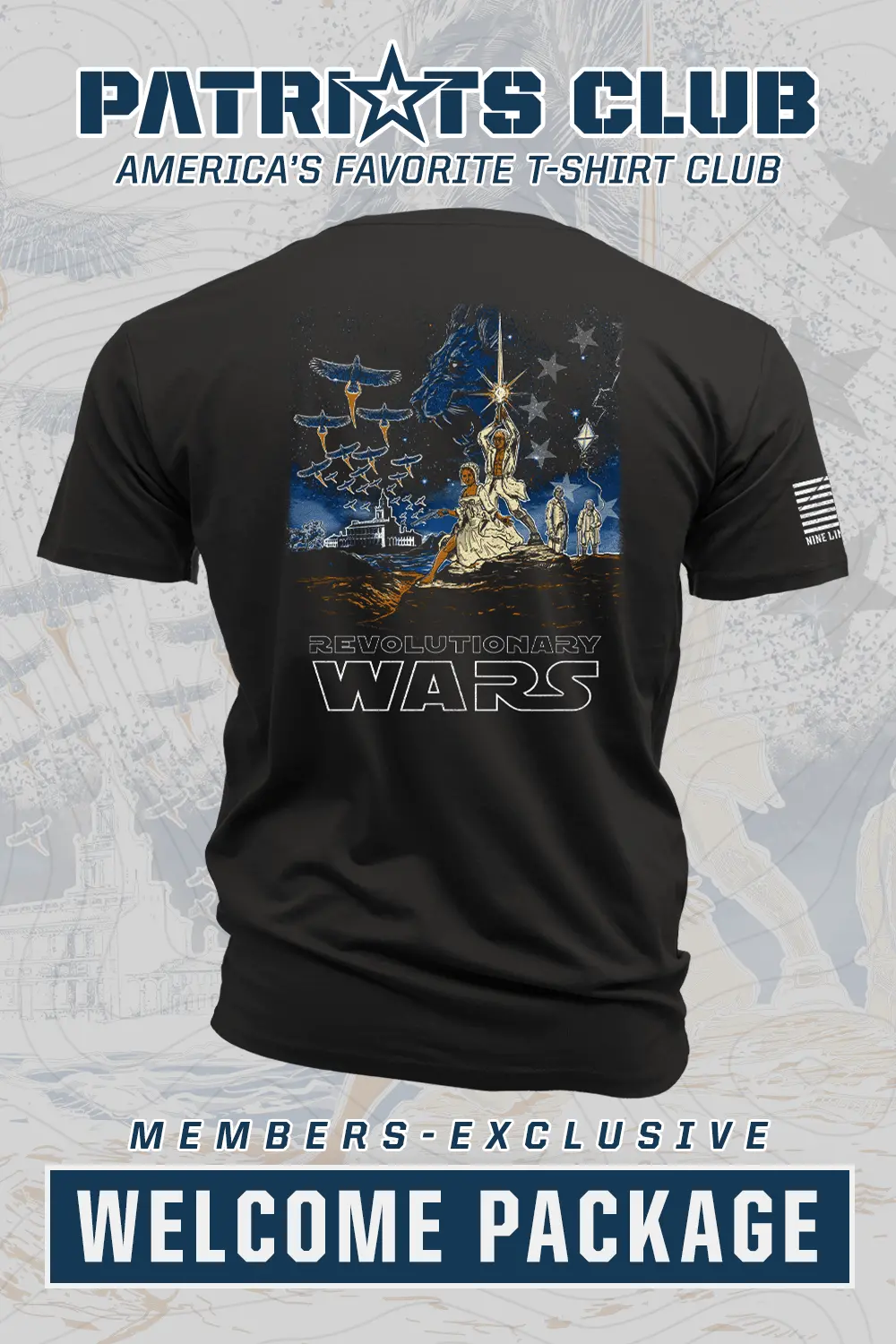 Patriots Club Sign Up - Join America's Favorite T-Shirt Club 1