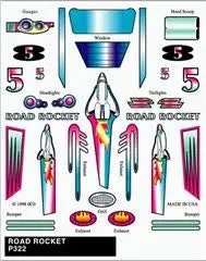 Road Rocket Stick-On Decal 1