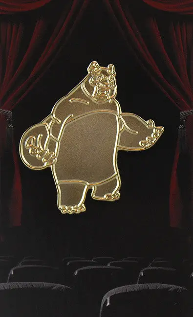 Aaron Woes Martin "Angry Woebots" - Panda King 3 Gold Pin 1