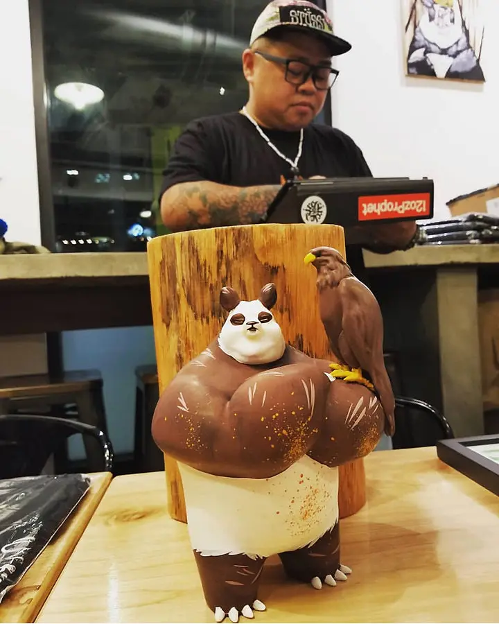 Aaron “Angry Woebots” Martin - Panda King 4 Monarch Colorway 1
