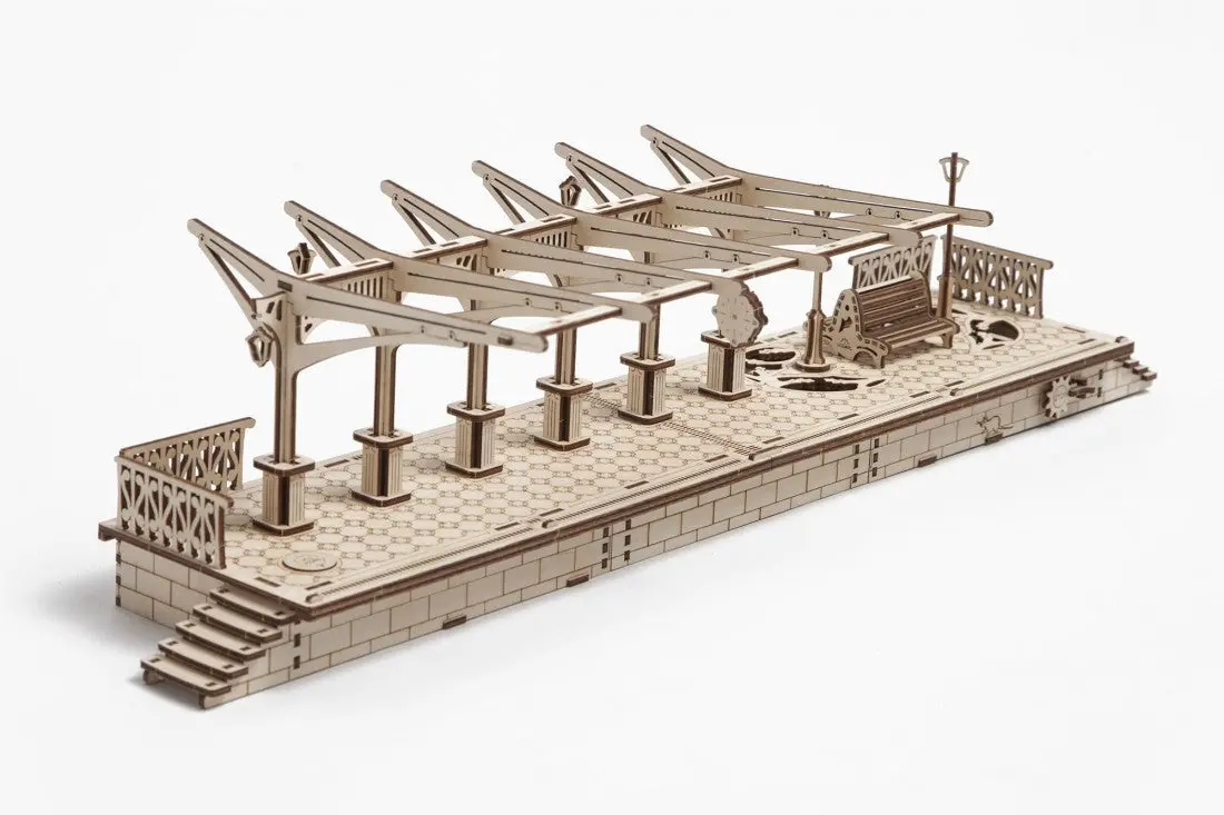 Ugears Railway Platform - 196 Pieces (Medium) 1