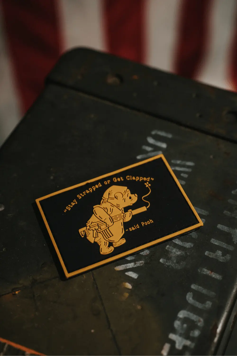 Pooh Bear Pvc Patch 1