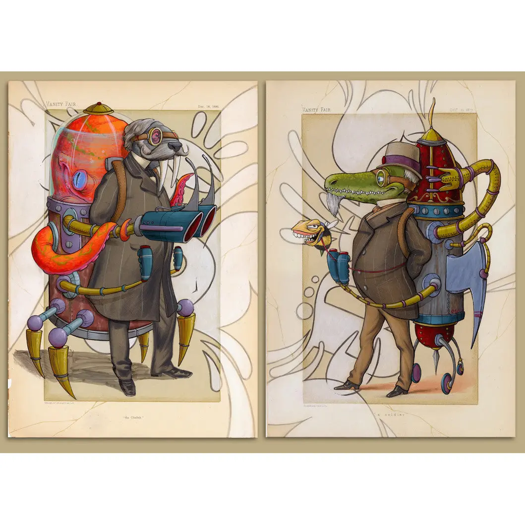 Scribe "Vanity Fair" Printers Proof Print Set 1