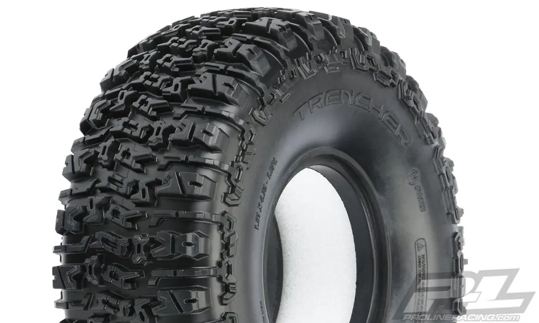 Pro1018314 Pro-Line 1.9" Trencher G8 Rock Terrain Tires 4.75" Od (2) 1