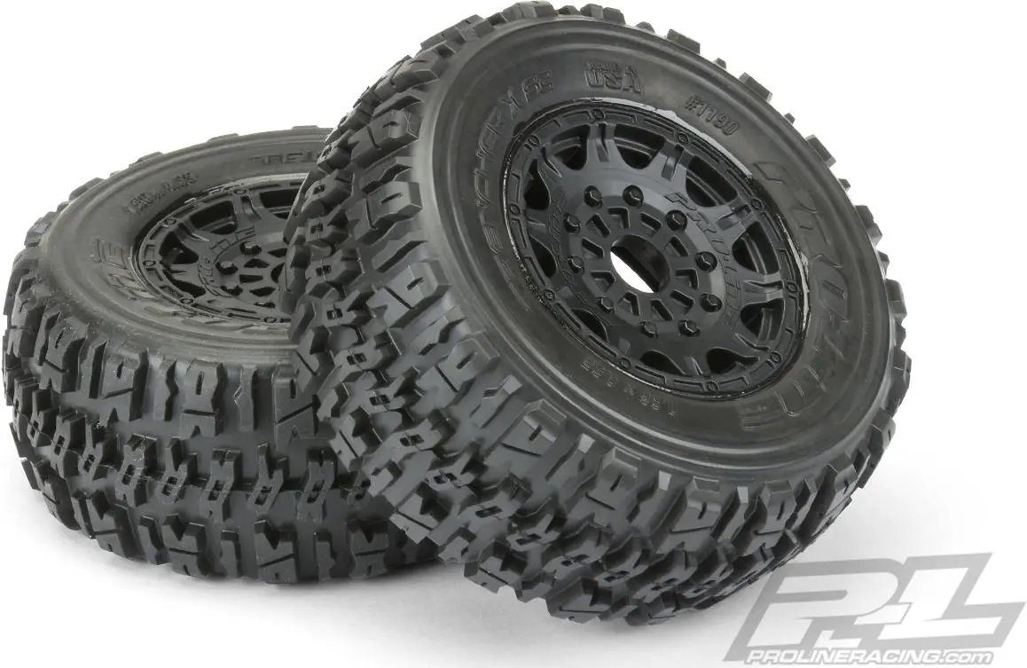 Pro119024 Trencher X Sc M2 Tires Mtd Raid 17Mm Fr/Re 1