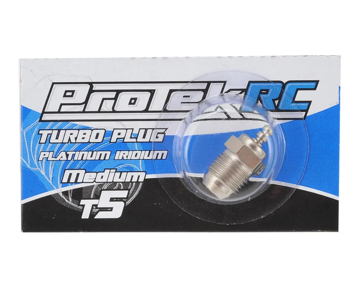 Ptk2552  Protek Rc T5 Medium Turbo Glow Plug (.12 & .21 Engines) 1