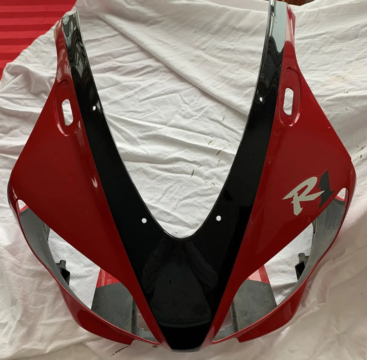 Yzf R1 Red Upper Cowl Fairing 1