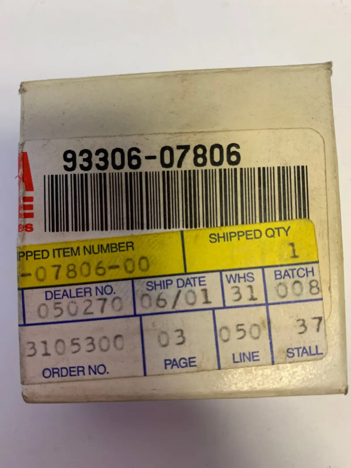 Yamaha Rear Wheel Bearing 1