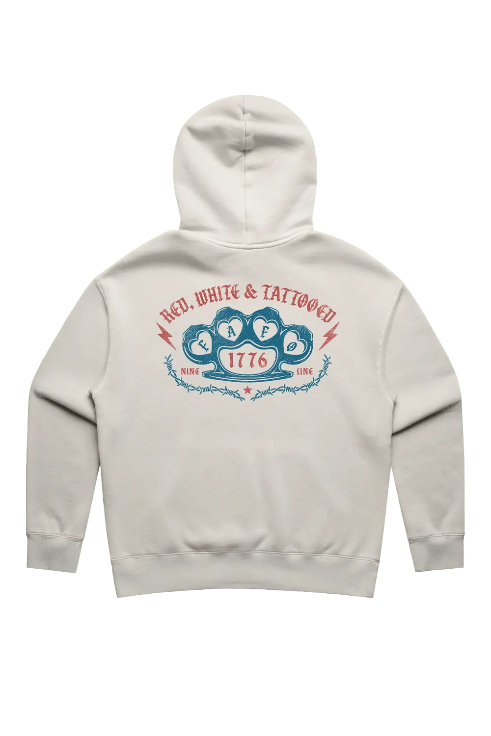Red, White And Tattooed - Women's Relaxed Fit Hoodie 1