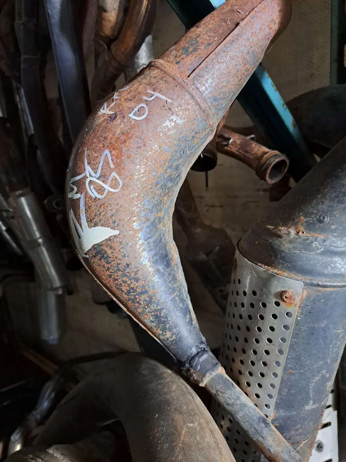 Rm85 Pipe, Exhaust Muffler 1 1