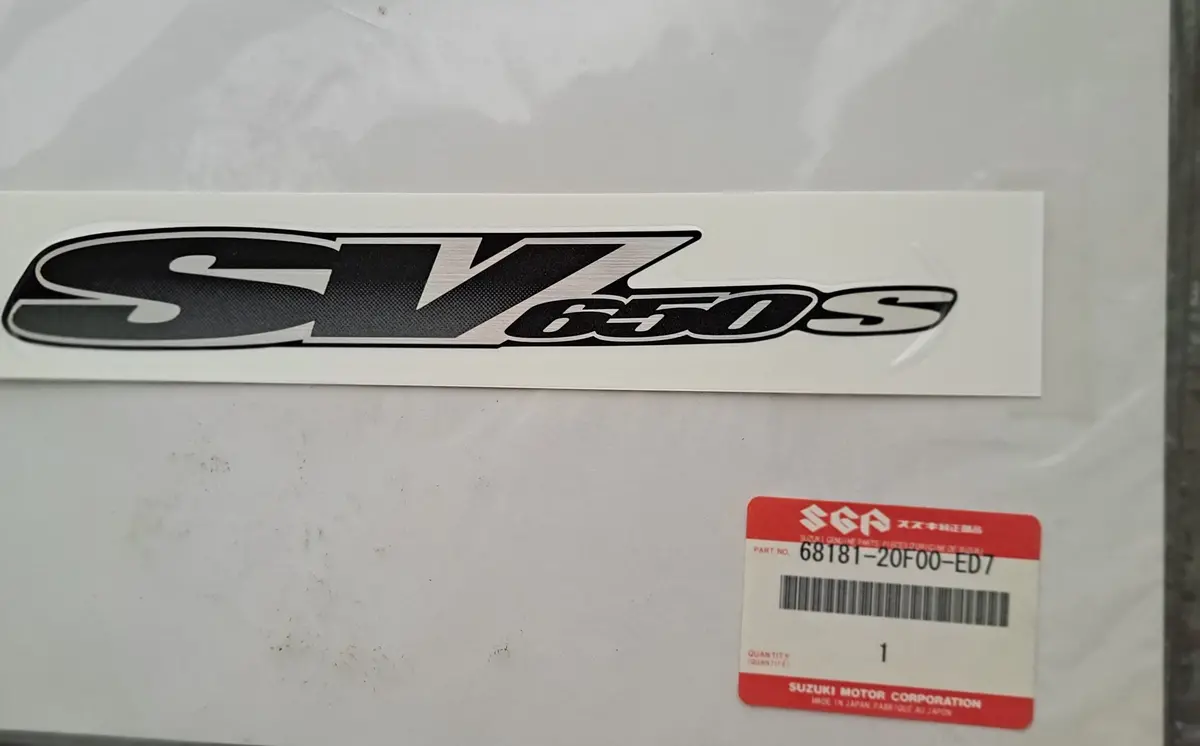 Sv650s Fairing Decal Emblem 1