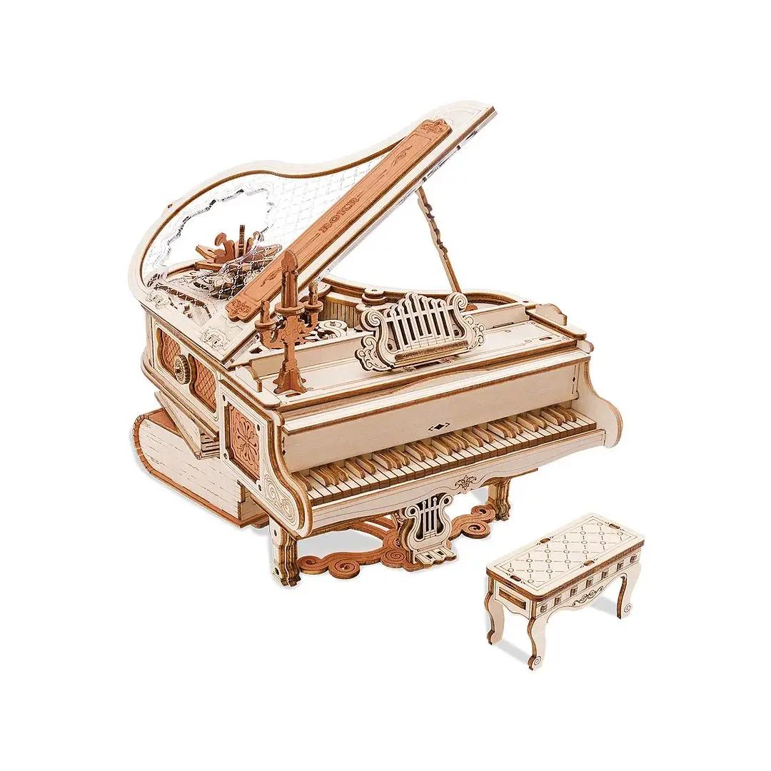 Roeamk81 Rokr Magic Piano Mechanical Music Box 3D Wooden Puzzle 1