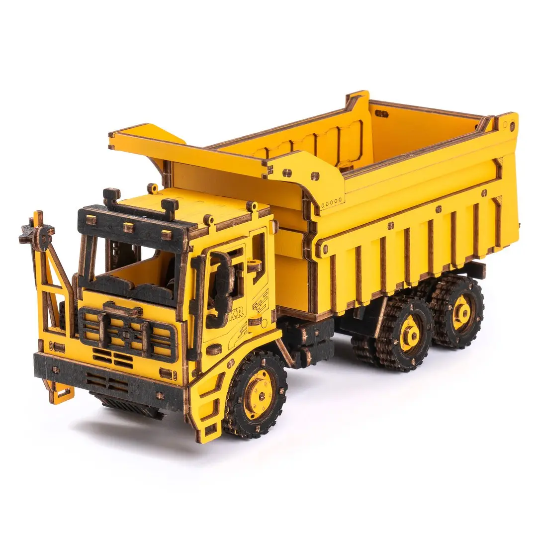 Roetg603k Robotime-Rokr Dump Truck 3D Wooden Puzzle 1