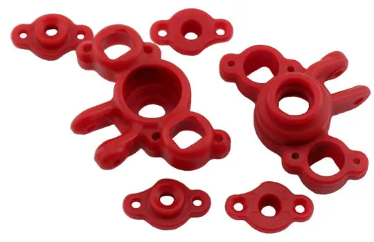 73169 Axle Carriers, Red: 1/16 Evr/Slh 1