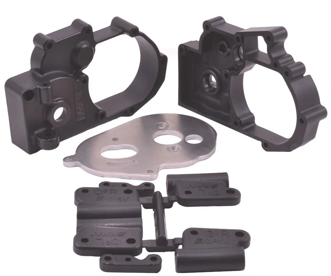 73612 Rpm Hybrid Gearbox Housing & Rear Mounts (Black) 1