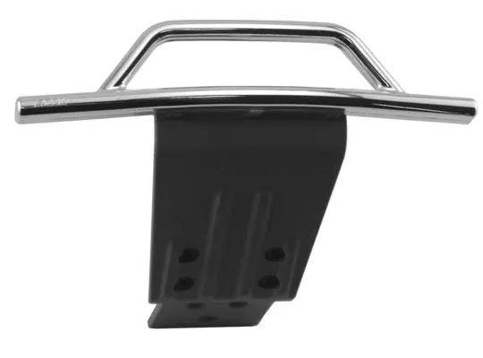 80023 Fr Bumper Chrm+Skid Plate Gray Slash 4X4 1
