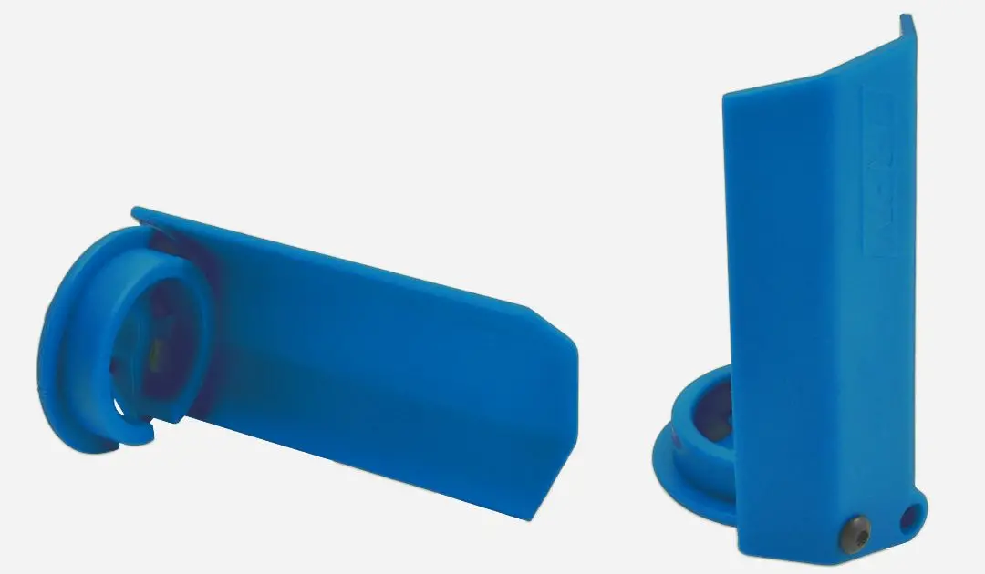 80435 Rpm Black Shock Shaft Guards For The Traxxas X-Maxx - Blue 1