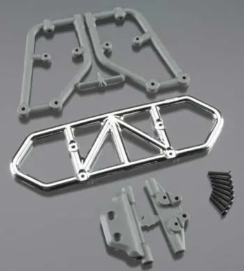 80123 Rear Bumper Chrome Slash 4X4 1