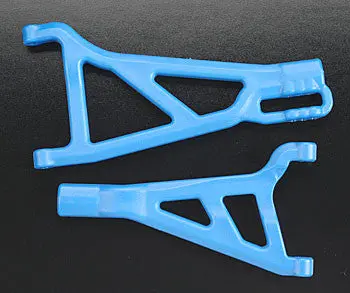 80215 Front A-Arms Right Blue Revo (2) 1