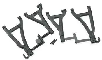 80692 Front U/L A-Arms Black Mini Revo 1