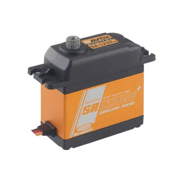 Savsa1230sgp Coreless Digital Servo With Soft Start, 0.16Sec / 500Oz @ 6V 1