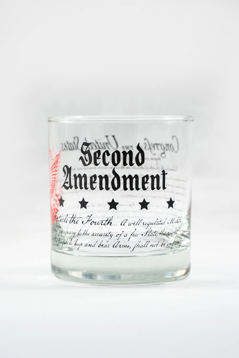 Second Amendment Whiskey Glass 1