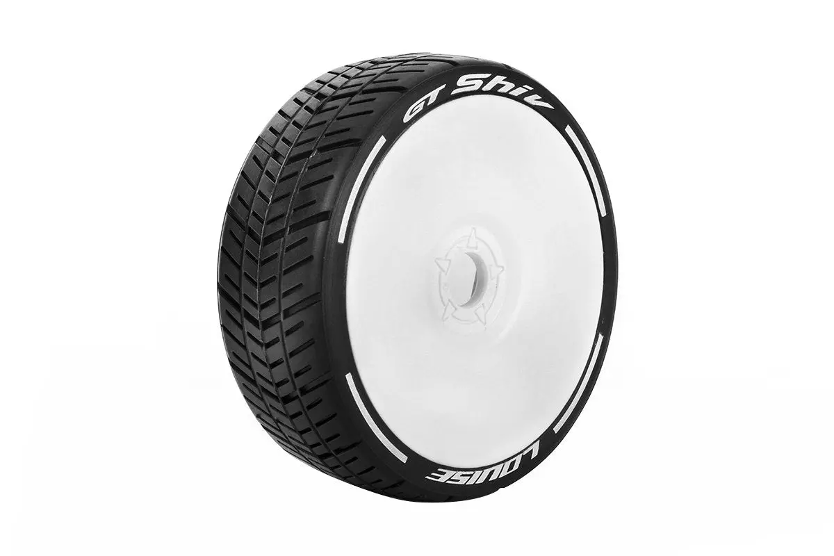 L-T3284sw Louise Tires & Wheels 1/8 Gt-Shiv Soft White Hex 17Mm Belted (Mft) (2) 1