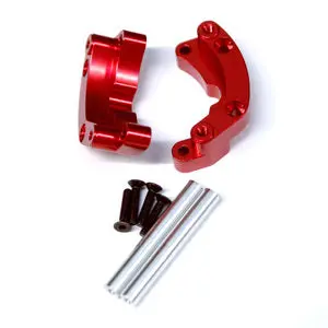 Sptst9460r  Aluminum Rear Wheelie Bar Mount, Red, For Traxxas Drag Slash 1