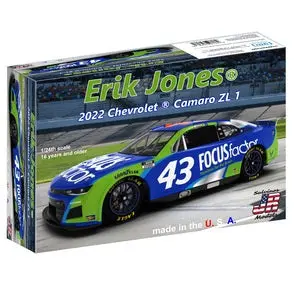 Sjmpgc2022ejp  1/24 Gms Racing Erik Jones 2022 Camaro - Primary Livery Plastic Model Car Kit 1