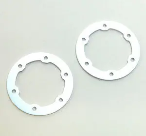 Sptstp6236s Aluminum Lw Beadlock Rings, Racing Silver, For Proline Slash / Slayer Epic / Split Six Rims, 1Pr 1