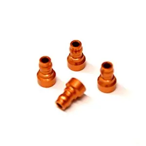 Sptstc91444o Aluminum Upper Shock Mount Bushing, Orange, For Associated Dr10, 4Pcs 1