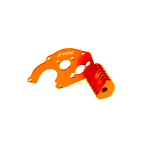 Sptsta31608o Aluminum Motor Plate With Built-In Heatsink, Orange, For Axial Scx24 1