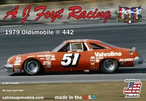 Sjmajo1979d 1/24 Aj Foyt Racing 1979 Oldsmobile 442 Plastic Model Car Kit 1