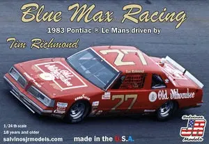 Sjmbmlm1983p 1/24 Blue Max Racing 1983 Pontiac Lemans Driven By Tim Richmond Plastic Model Car Kit 1