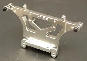 Sptst9418s  Aluminum Heavy Duty Rear Shock Tower For Traxxas Drag Slash, Silver 1