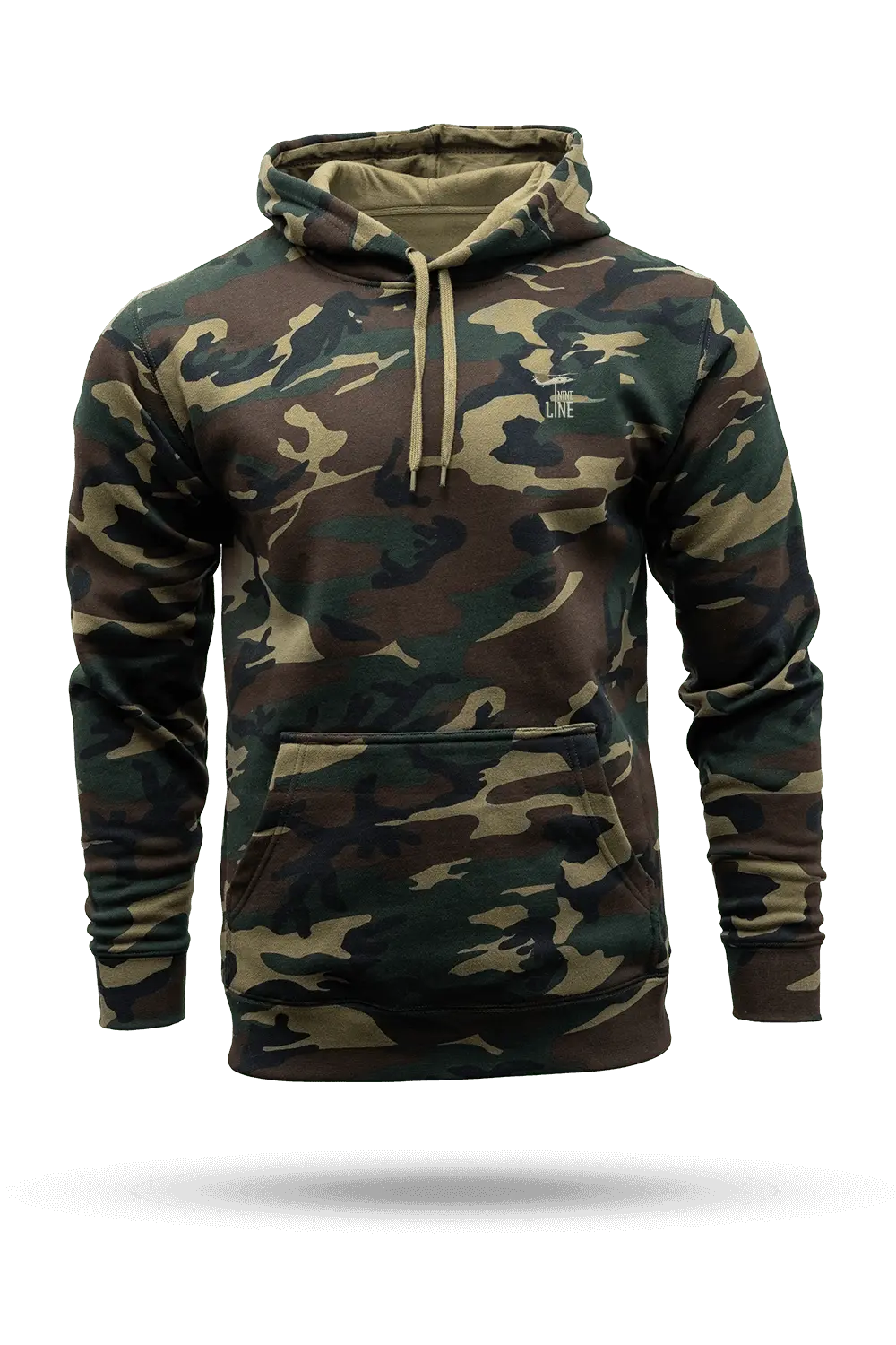 Silicone Dropline Logo - Camo Hoodie 2