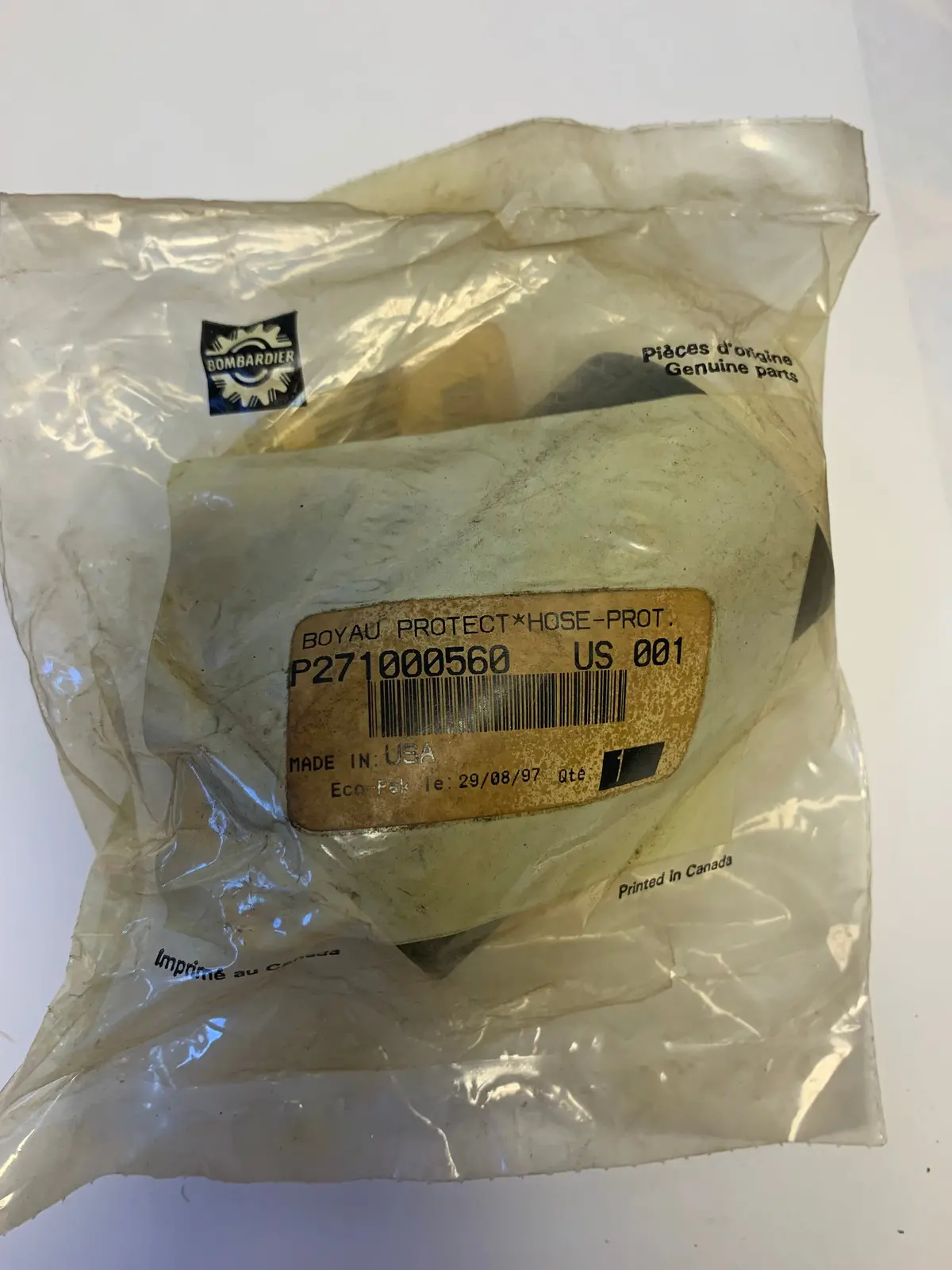 Vintage Bombardier Hose Protector 1