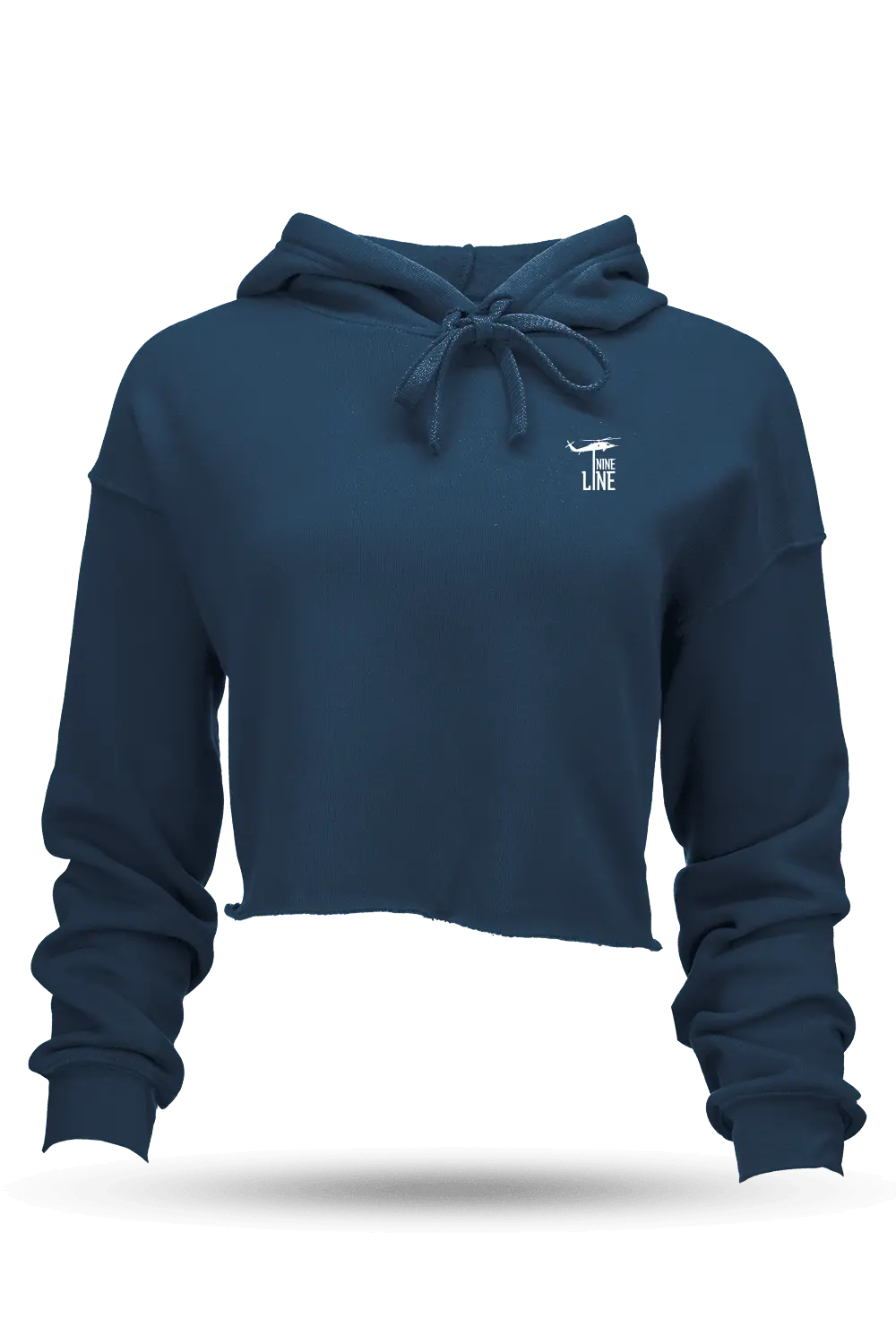 Small Dropline Logo - Women's Cropped Hoodie 1