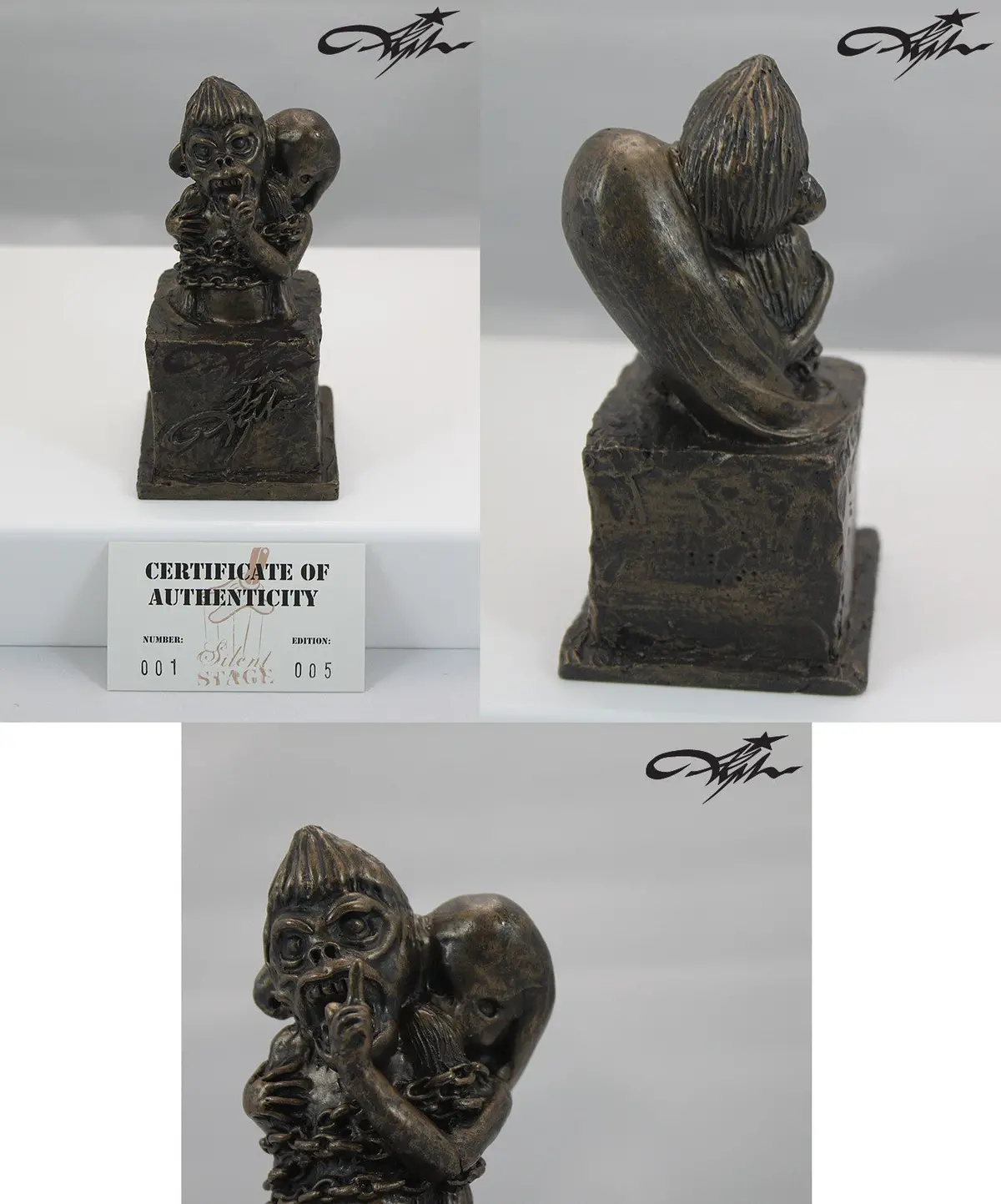 Jryu "Speak No Evil" Bronze Single Edition 1